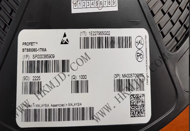 BTS50080-1TMA 英飛凌單通道高壓側(cè)電源開關(guān)，具有嵌入式保護功能